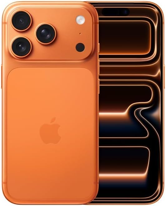 Apple iPhone 17 Pro, US Version, 256GB, eSIM, Cosmic Orange